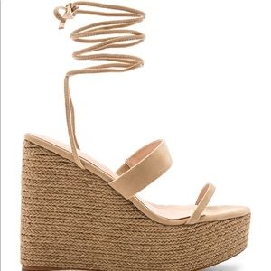 RAYE Jesse Wedge in natural - Brand NWT & box